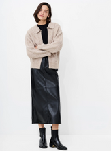 Load image into Gallery viewer, FRENCH CONNECTION&lt;BR&gt;
Kitty Pearl Cardigan&lt;BR&gt;
Almond&lt;BR&gt;
