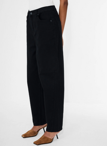 FRENCH CONNECTION<BR>
Lorel Barrel Jeans<BR>
Black<BR>