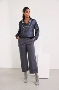 PERUZZI<BR>
Wide Leg Trousers<BR>
Black<BR>