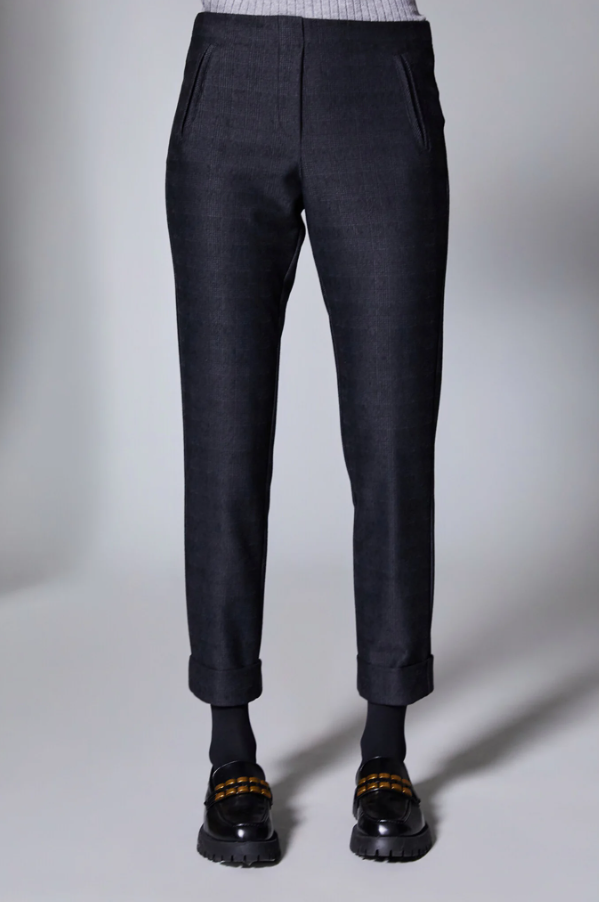 PERUZZI<BR>
Glen Check Trousers<BR>