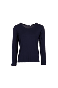 PERUZZI<BR>
Mesh Sleeve Top<BR>
Black<BR>