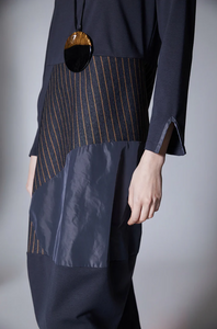 PERUZZI<BR>
Pin Striped Panel Dress<BR>