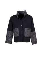 Load image into Gallery viewer, PERUZZI&lt;BR&gt;
Quilted Trim Jacket&lt;BR&gt;
