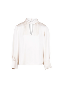 PERUZZI<BR>
Twisted Neck Top<BR>
Cream<BR>