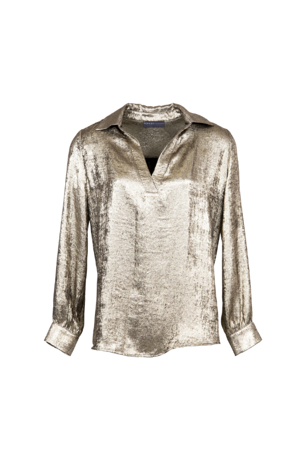 PERUZZI<BR>
Gold Blouse<BR>