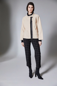 PERUZZI<BR>
Window Pane Trousers<BR>
Black<BR>