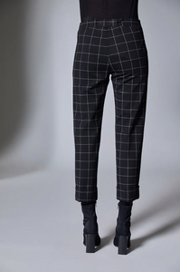 PERUZZI<BR>
Window Pane Trousers<BR>
Black<BR>