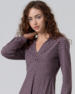 SURKANA<BR>
Lani Short Jersey Dress<BR>
Wine<BR>