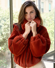 Load image into Gallery viewer, SURKANA&lt;BR&gt;
Lape Faux Fur Jacket&lt;BR&gt;
Rust&lt;BR&gt;

