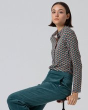 Load image into Gallery viewer, SURKANA&lt;BR&gt;
Liyu Cord Trousers&lt;BR&gt;
Green&lt;BR&gt;
