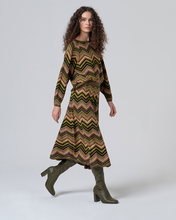 Load image into Gallery viewer, SURKANA&lt;BR&gt;
ZigZag Skirt&lt;BR&gt;
Green&lt;BR&gt;
