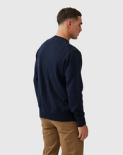 Load image into Gallery viewer, RODD &amp; GUNN&lt;BR&gt;
Gunn Crew Knit Sweater&lt;BR&gt;
Marble, Sapphire&lt;BR&gt;
