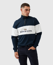 Load image into Gallery viewer, RODD &amp; GUNN &lt;BR&gt;
Quarter Zip Sweatshirt&lt;BR&gt;
Navy&lt;BR&gt;
