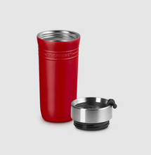 Load image into Gallery viewer, LE CREUSET&lt;BR&gt;
On The Go Travel Mug&lt;BR&gt;
Cerise&lt;BR&gt;

