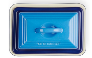 LE CREUSET<BR>
Butter Dish<BR>
Azure<BR>