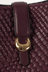 LUELLA GREY<BR>
Flora Handbag<BR>
Cherry<BR>