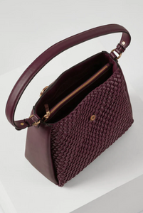 LUELLA GREY<BR>
Flora Handbag<BR>
Cherry<BR>