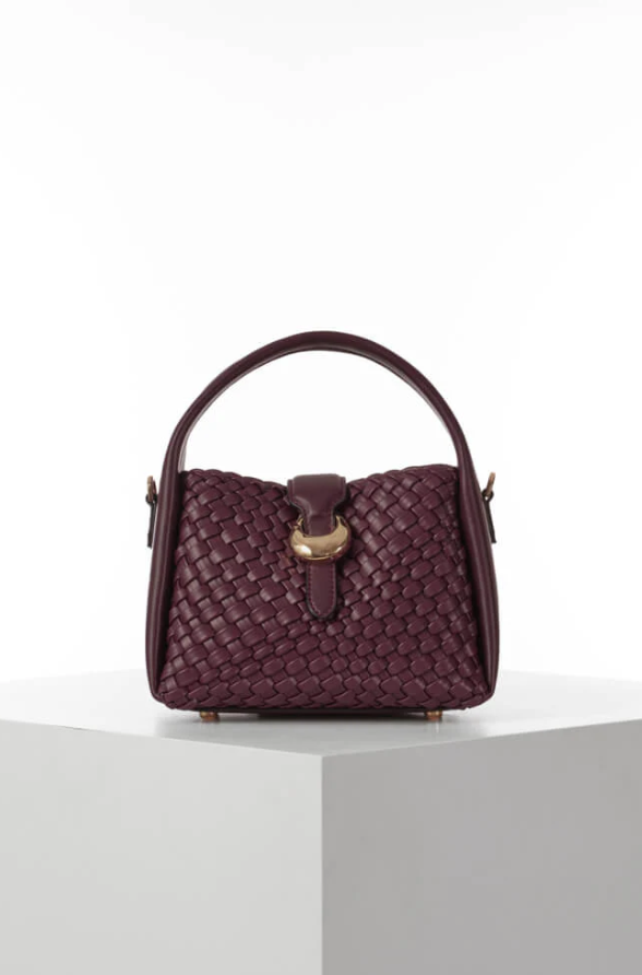 LUELLA GREY<BR>
Maggie Handbag<BR>
Cherry<BR>