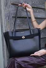 Load image into Gallery viewer, LUELLA GREY&lt;BR&gt;
Oriana Laptop Tote&lt;BR&gt;
Black&lt;BR&gt;
