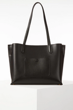Load image into Gallery viewer, LUELLA GREY&lt;BR&gt;
Oriana Laptop Tote&lt;BR&gt;
Black&lt;BR&gt;
