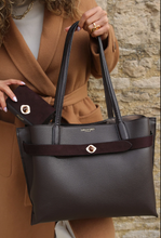 Load image into Gallery viewer, LUELLA GREY&lt;BR&gt;
Oriana Laptop Tote&lt;BR&gt;
Chocolate&lt;BR&gt;
