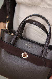 LUELLA GREY<BR>
Oriel Handbag<BR>
Chocolate<BR>