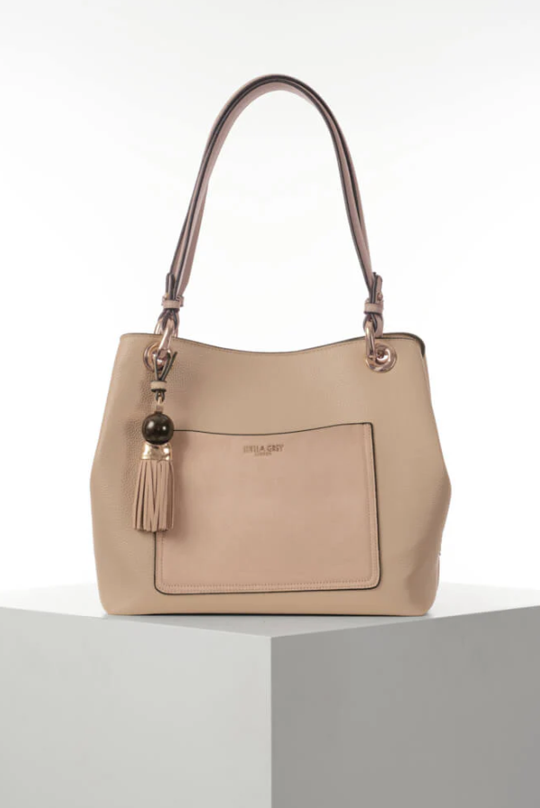 LUELLA GREY<BR>
Sienna Handbag<BR>
Mushroom<BR>