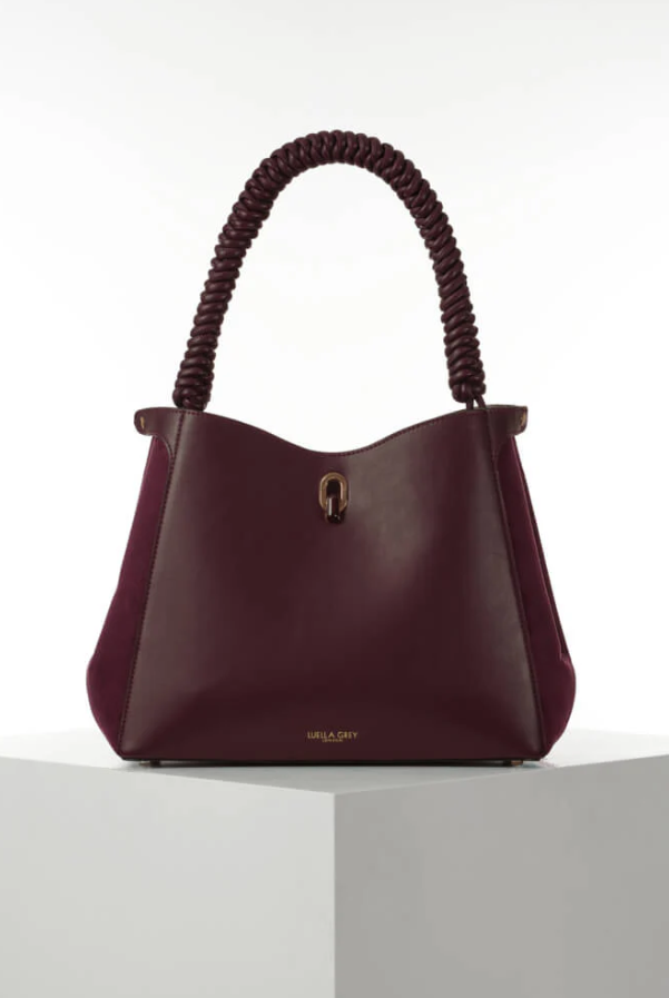LUELLA GREY<BR>
Simone Handbag<BR>
Cherry<BR>