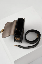 Load image into Gallery viewer, LUELLA GREY&lt;BR&gt;
Venetia Crossbody Saddle Handbag&lt;BR&gt;
Black&lt;BR&gt;
