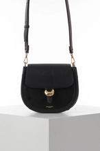 Load image into Gallery viewer, LUELLA GREY&lt;BR&gt;
Venetia Crossbody Saddle Handbag&lt;BR&gt;
Black&lt;BR&gt;
