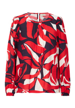 Load image into Gallery viewer, FRANSA&lt;BR&gt;
Ariana Blouse&lt;BR&gt;
Red&lt;BR&gt;
