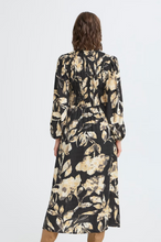 Load image into Gallery viewer, FRANSA&lt;BR&gt;
Ariana Dress&lt;BR&gt;
Black/Cream&lt;BR&gt;
