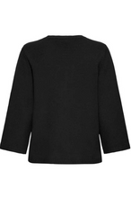 Load image into Gallery viewer, FRANSA&lt;BR&gt;
Bitte Cardigan&lt;BR&gt;
Black&lt;BR&gt;
