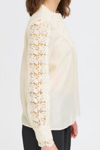 Load image into Gallery viewer, FRANSA&lt;BR&gt;
Blondie Blouse&lt;BR&gt;
Cream&lt;BR&gt;
