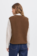 Load image into Gallery viewer, FRANSA&lt;BR&gt;
Gwynne Waistcoat&lt;BR&gt;
Cocoa&lt;BR&gt;
