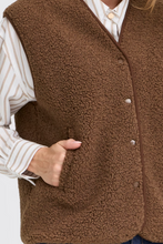 Load image into Gallery viewer, FRANSA&lt;BR&gt;
Gwynne Waistcoat&lt;BR&gt;
Cocoa&lt;BR&gt;
