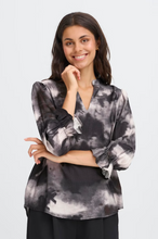 Load image into Gallery viewer, FRANSA&lt;BR&gt;
Lainey Blouse&lt;BR&gt;
Grey&lt;BR&gt;

