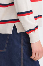 Load image into Gallery viewer, FRANSA&lt;BR&gt;
Melani Knit Jumper&lt;BR&gt;
Stone&lt;BR&gt;
