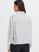 Load image into Gallery viewer, FRANSA&lt;BR&gt;
Violet Shirt&lt;BR&gt;
Stripes&lt;BR&gt;
