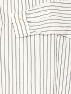 FRANSA<BR>
Violet Shirt<BR>
Stripes<BR>