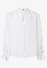 Load image into Gallery viewer, MORE AND MORE&lt;BR&gt;
Cotton Blouse&lt;BR&gt;
White&lt;BR&gt;
