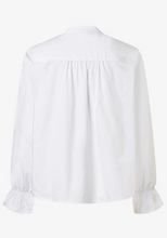 Load image into Gallery viewer, MORE AND MORE&lt;BR&gt;
Cotton Blouse&lt;BR&gt;
White&lt;BR&gt;
