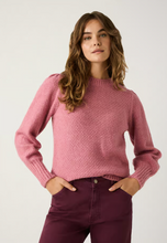 Load image into Gallery viewer, MORE AND MORE&lt;BR&gt;
Knit Sweater&lt;BR&gt;
Berry&lt;BR&gt;
