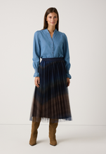 Load image into Gallery viewer, MORE AND MORE&lt;BR&gt;
Mesh Skirt&lt;BR&gt;
Navy&lt;BR&gt;

