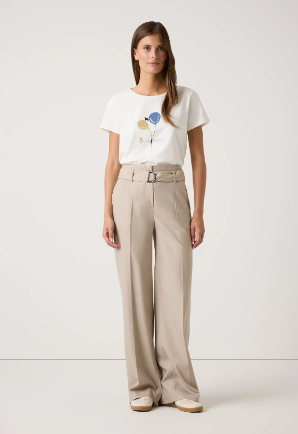 MORE AND MORE<BR>
T Shirt with Print<BR>