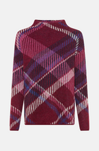 Load image into Gallery viewer, OLSEN&lt;BR&gt;
Sweater with Panel Pattern&lt;BR&gt;
Orchid&lt;BR&gt;
