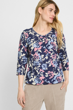 Load image into Gallery viewer, OLSEN&lt;BR&gt;
Shirt with Print&lt;BR&gt;
Printed Design&lt;BR&gt;
