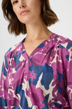 Load image into Gallery viewer, OLSEN&lt;BR&gt;
Tunic Neck Shirt&lt;BR&gt;
Orchid&lt;BR&gt;
