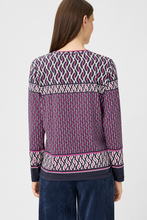 Load image into Gallery viewer, OLSEN&lt;BR&gt;
Shirt with Panneaux Print&lt;BR&gt;
Orchid&lt;BR&gt;
