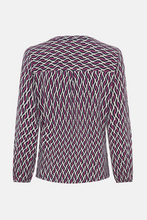 Load image into Gallery viewer, OLSEN&lt;BR&gt;
Shirt with Tunic Neckline&lt;BR&gt;
Orchid&lt;BR&gt;
